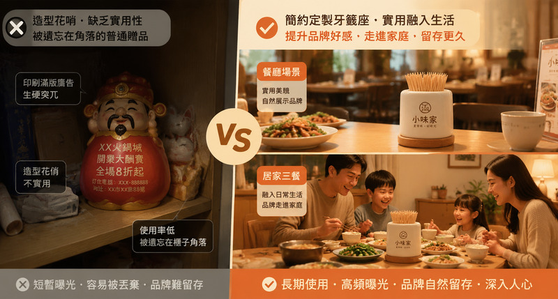 餐桌上的微型廣告，牙籤座如何成為餐飲行業宣傳的巧妙載體