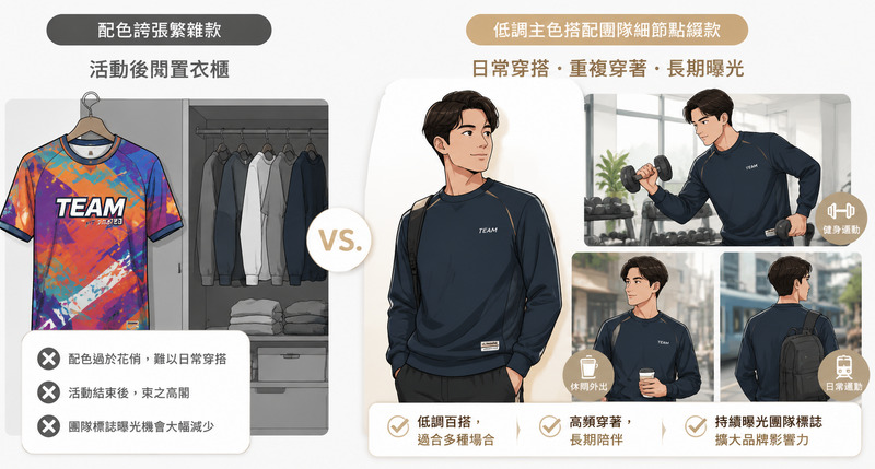 團隊運動衫定製設計，網眼面料與團隊色彩搭配技巧