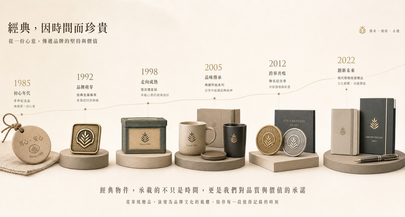 百年品牌贈禮哲學，經典紀念品沉澱跨越時間的價值