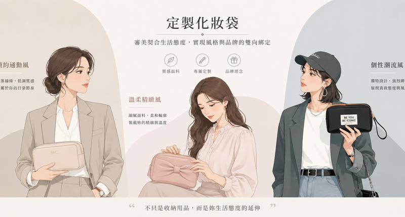 突破收納單一功能，化妝袋綁定女性生活塑造品牌溫度