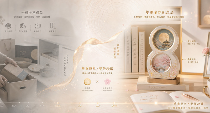 中秋遇上企業周年慶 紀念品承載雙重美好寓意