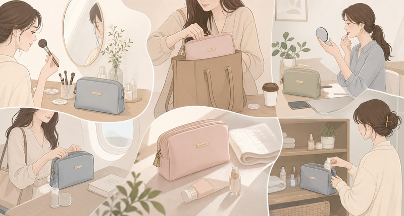 突破收納單一功能，化妝袋綁定女性生活塑造品牌溫度